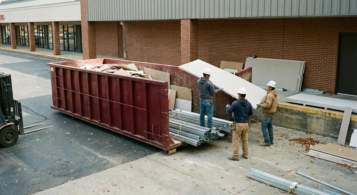 Commercial Strip-Mall Demolition in New Bedford, MA