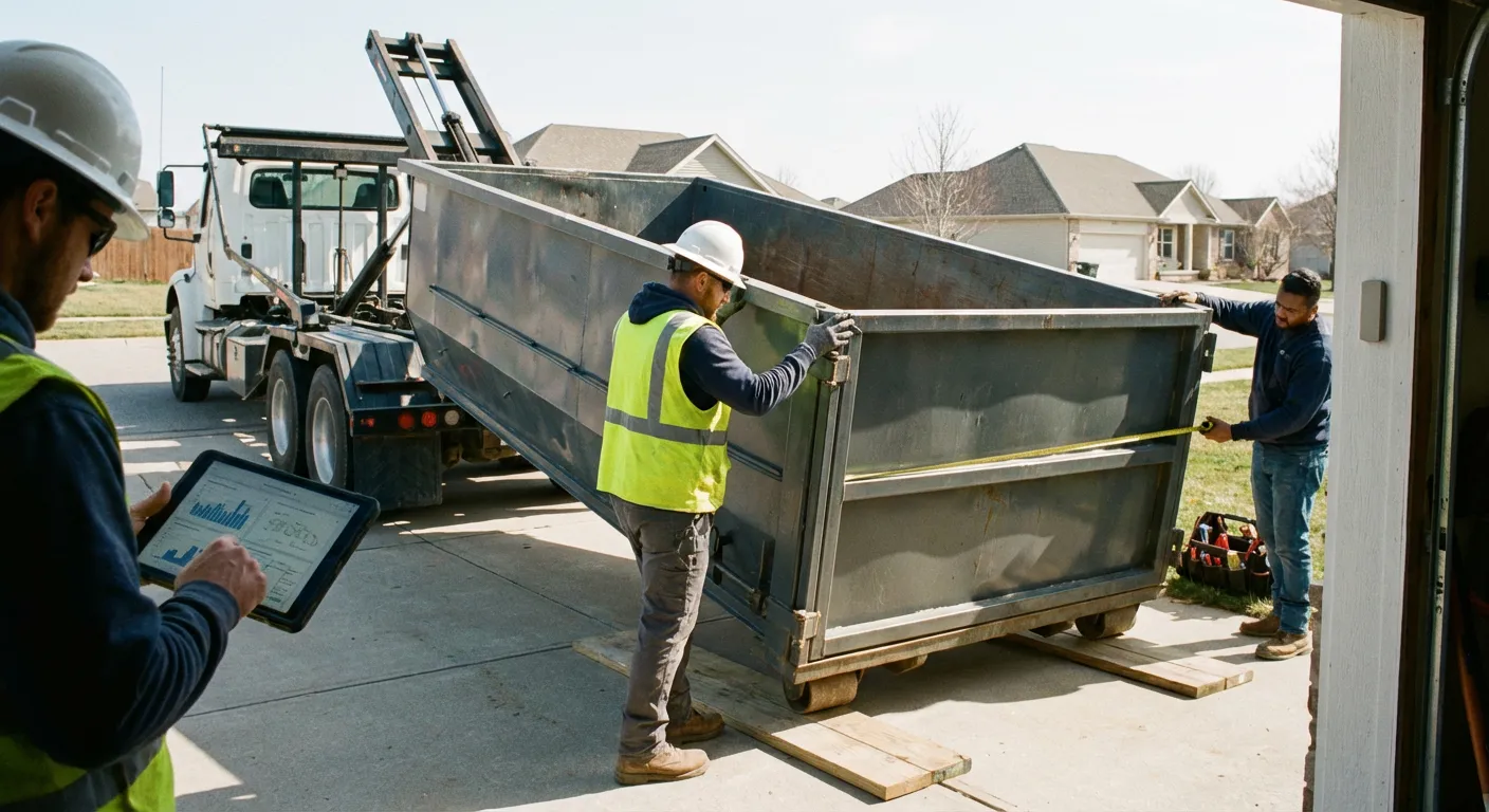 Roll-off dumpster dimensions and capacity guide in New Bedford, MA