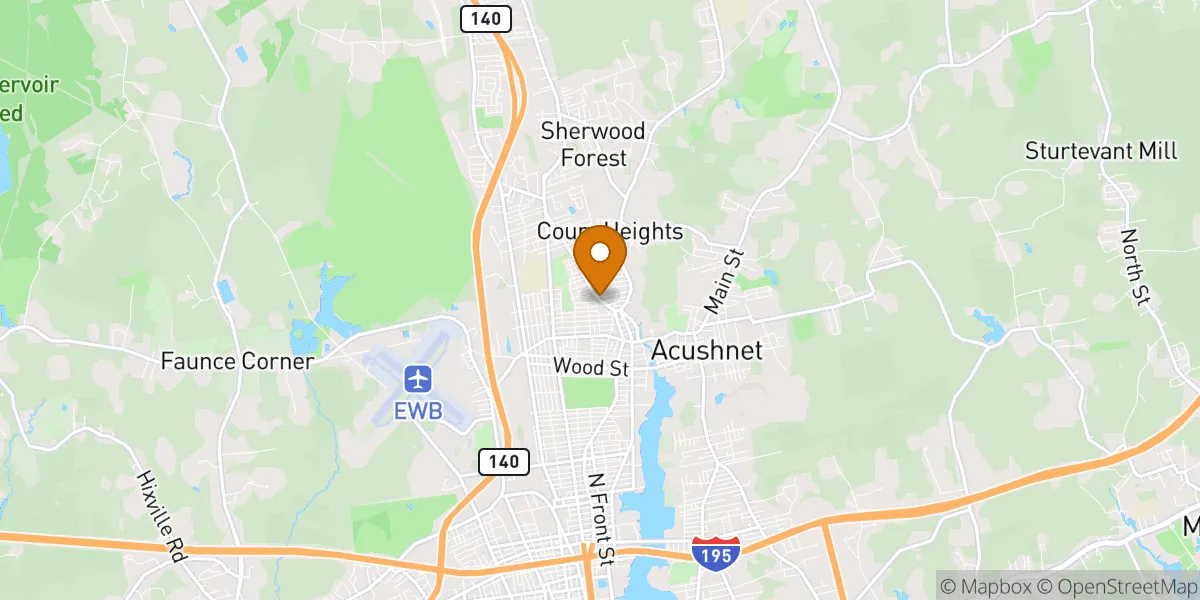 neighborhood map neighborhood map in New Bedford, MA