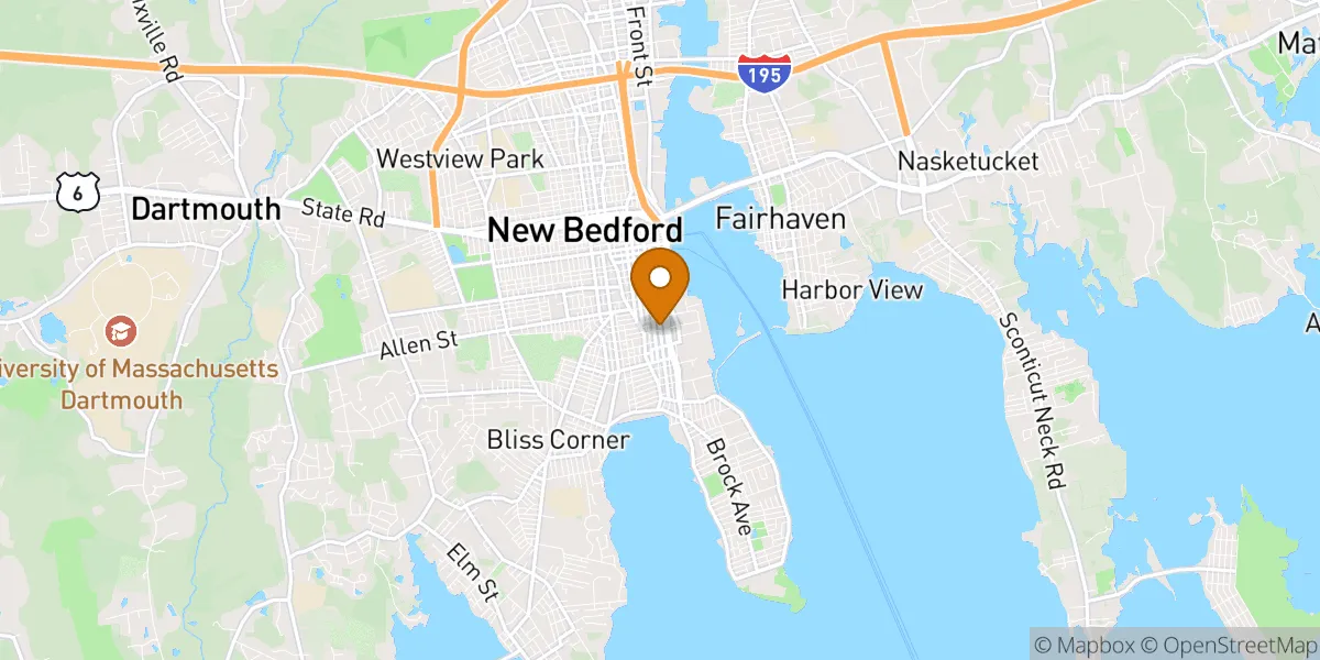 neighborhood map neighborhood map in New Bedford, MA